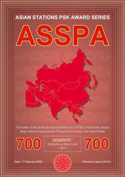 ASSPA 700 Diplom